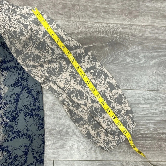 Daniel Rainn Split Neck Boho Shear Blouse M - Picture 10 of 16